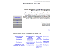 Tablet Screenshot of krzysztofsarnecki.ires.pl