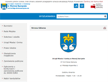 Tablet Screenshot of nowasarzyna.ires.pl