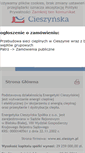Mobile Screenshot of bip.ec-cieszyn.ires.pl