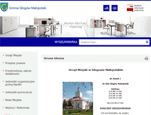 Tablet Screenshot of glogow.ires.pl