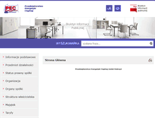 Tablet Screenshot of bip.pec-golubdobrzyn.ires.pl